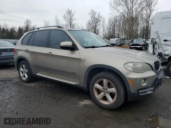 2007 BMW X5 3.0si with VIN 5UXFE43547L039949, listed as a Copart auction lot 48615485 with 120,748 mi miles and Clean Title. Bid and sale history available at carsss.com. Image 4.