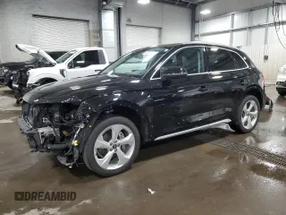 2021 Audi Q5 Premium Plus with VIN WA1BAAFY7M2131262, listed as a Copart auction lot 50360645 with 40,788 mi miles and Salvage Title. Bid and sale history available at carsss.com. Image 1.