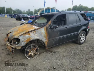 2002 Mercedes-Benz M-Class with VIN 4JGAB75E72A319092, listed as a Copart auction lot 69058864 with 0 mi miles and Salvage Title. Bid and sale history available at carsss.com. Image 1.