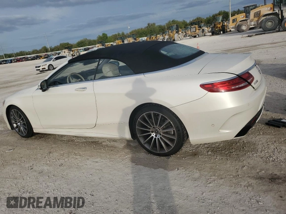 2017 Mercedes-Benz S 550 with VIN WDDXK8CB4HA030389, listed as a Copart auction lot 81334834 with 72,439 mi miles and Non Repairable. Bid and sale history available at DreamBid. Image 2.