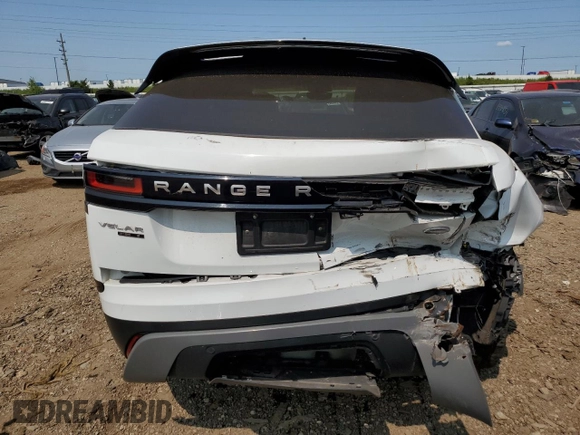 2019 Land Rover Range Rover Velar S with VIN SALYB2EN9KA219669, listed as a Copart auction lot 64601344 with 0 mi miles and Salvage Title. Bid and sale history available at carsss.com. Image 6.