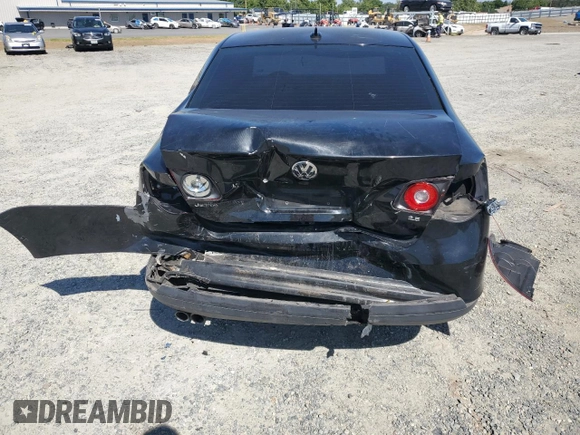 2009 Volkswagen Jetta SE with VIN 3VWRZ71K39M139505, listed as a Copart auction lot 57687645 with 217,149 mi miles and Salvage title. Bid and sale history available at DreamBid. Image 6.