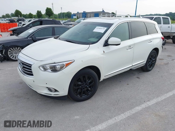 2015 Infiniti QX60 with VIN 5N1AL0MM6FC543767, listed as a IAAI auction lot 42409275 with 128,128 mi miles and . Bid and sale history available at DreamBid. Image 2.