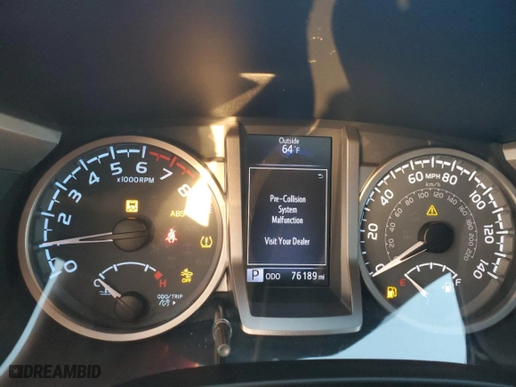2018 Toyota Tacoma Limited with VIN 5TFEZ5CNXJX058903, listed as a Copart auction lot 82436764 with 76,189 mi miles and Salvage Title. Bid and sale history available at carsss.com. Image 9.