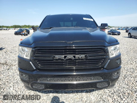 2019 Ram 1500 Big Horn with VIN 1C6SRFFT3KN650053, listed as a Copart auction lot 63852325 with 62,247 mi miles and Salvage title. Bid and sale history available at DreamBid. Image 5.