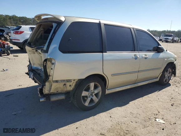 2004 Mazda MPV ES with VIN JM3LW28J640521693, listed as a Copart auction lot 43313025 with 238,179 mi miles and Salvage Title. Bid and sale history available at carsss.com. Image 3.