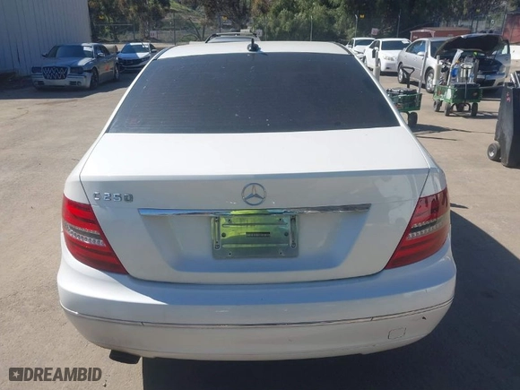 2014 Mercedes-Benz C-Class C 250 Sport with VIN WDDGF4HB1EA893149, listed as a IAAI auction lot 41865343 with NaN miles. Bid and sale history available at carsss.com. Image 16.