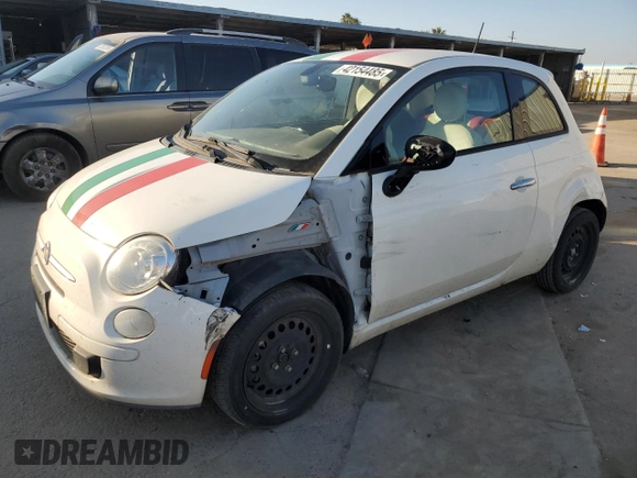 2016 FIAT 500 Pop with VIN 3C3CFFAR3GT133719, listed as a Copart auction lot 42154485 with 104,011 mi miles and Clean title. Bid and sale history available at DreamBid. Image 1.