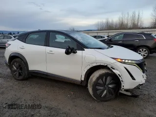 2024 Nissan ARIYA Engage with VIN JN1CF0BB1RM732236, listed as a Copart auction lot 84108614 with 4,547 mi miles and Salvage Title. Bid and sale history available at DreamBid. Image 4.
