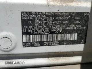 2021 Toyota RAV4 XLE Premium z VIN 2T3A1RFV0MW153326, wystawiony jako Copart lot #57799785 z przebiegiem Nie podano mil oraz Szkoda całkowita • Salvage title. Historia ofert i sprzedaży dostępna na DreamBid. Obrazek 13.