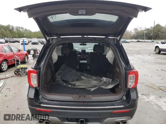 2023 Ford Explorer King Ranch with VIN 1FM5K7LC9PGB90571, listed as a Copart auction lot 47583725 with 34,409 mi miles and Salvage Title. Bid and sale history available at carsss.com. Image 6.