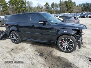 2018 Land Rover Range Rover Sport HSE Dynamic with VIN SALWV2SV7JA406930, listed as a Copart auction lot 49456785 with 84,834 mi miles and Salvage Title. Bid and sale history available at carsss.com. Image 4.