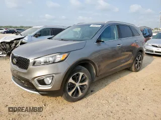 2017 Kia Sorento EX with VIN 5XYPH4A57HG232058, listed as a Copart auction lot 58049165 with 201,446 mi miles and Clean title. Bid and sale history available at DreamBid. Image 1.