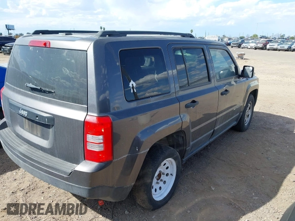 2016 Jeep Patriot Sport SE with VIN 1C4NJPBA4GD629071, listed as a IAAI auction lot 42163039 with 143,626 mi miles and . Bid and sale history available at carsss.com. Image 4.