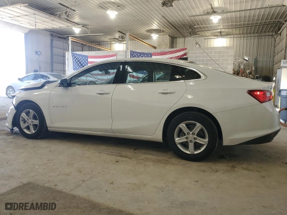 2024 Chevrolet Malibu LS with VIN 1G1ZC5ST0RF133847, listed as a Copart auction lot 48172615 with 7,653 mi miles and Salvage Title. Bid and sale history available at carsss.com. Image 2.
