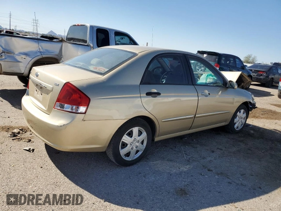2009 Kia Spectra LX z VIN KNAFE222995667202, wystawiony jako Copart lot #49860315 z przebiegiem 158 498 mil mil oraz Szkoda całkowita • Salvage title. Historia ofert i sprzedaży dostępna na DreamBid. Obrazek 3.