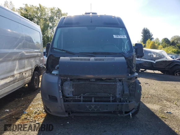 2017 Ram ProMaster Cargo with VIN 3C6TRVDG8HE528693, listed as a Copart auction lot 73675714 with 125,876 mi miles and Salvage Title. Bid and sale history available at carsss.com. Image 5.