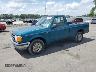 1993 Ford Ranger Splash with VIN 1FTCR10X2PUA80703, listed as a Copart auction lot 54696915 with 63,266 mi miles and Salvage Title. Bid and sale history available at carsss.com. Image 1.