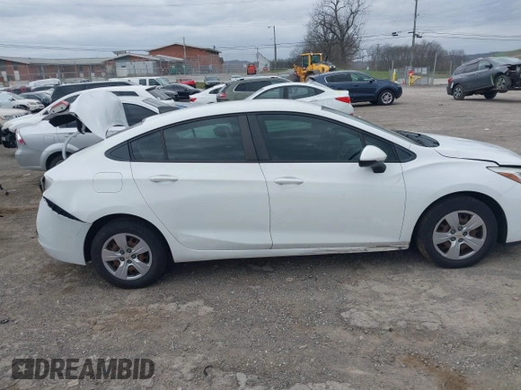 2018 Chevrolet Cruze LS with VIN 1G1BC5SMXJ7156254, listed as a IAAI auction lot 41833328 with Not Provided miles and . Bid and sale history available at DreamBid. Image 13.