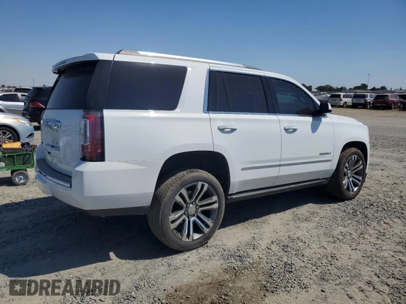 2020 GMC Yukon Denali with VIN 1GKS2CKJ0LR109590, listed as a Copart auction lot 68700384 with 55,310 mi miles and Salvage Title. Bid and sale history available at carsss.com. Image 3.
