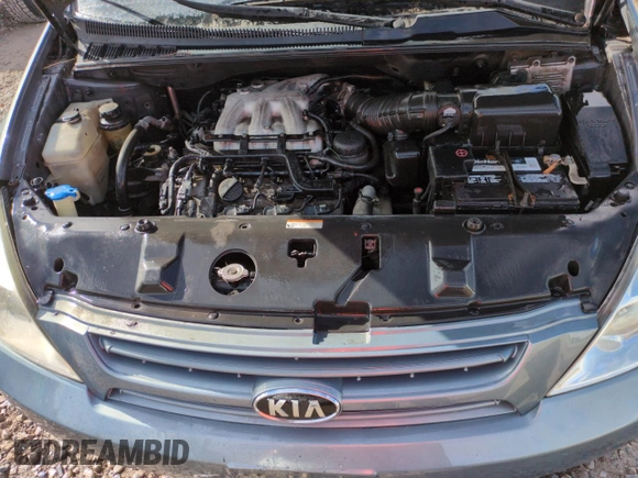 2008 Kia Sedona LX with VIN KNDMB233086206828, listed as a Copart auction lot 44969605 with 200,324 mi miles and Clean Title. Bid and sale history available at carsss.com. Image 12.