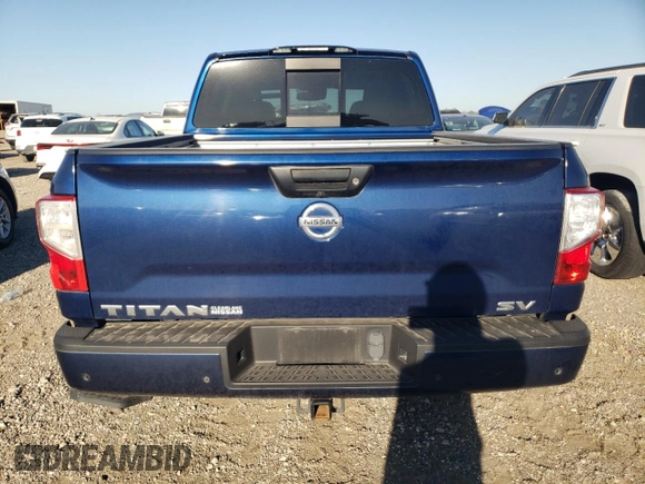 2021 Nissan Titan SV with VIN 1N6AA1EF0MN512559, listed as a Copart auction lot 49792125 with 31,203 mi miles and Salvage Title. Bid and sale history available at DreamBid. Image 6.
