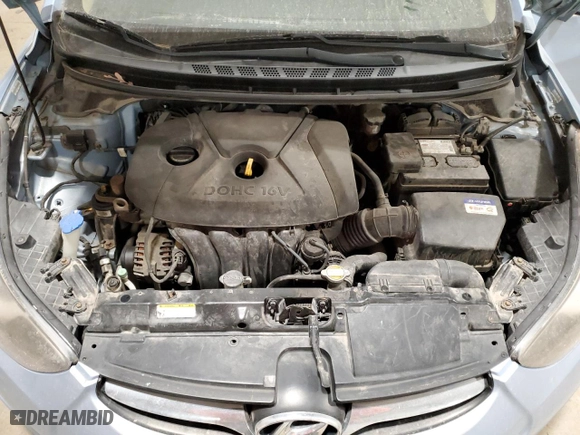 2011 Hyundai Elantra Ltd with VIN KMHDH4AE7BU146821, listed as a Copart auction lot 85974474 with 0 mi miles and Salvage Title. Bid and sale history available at carsss.com. Image 11.