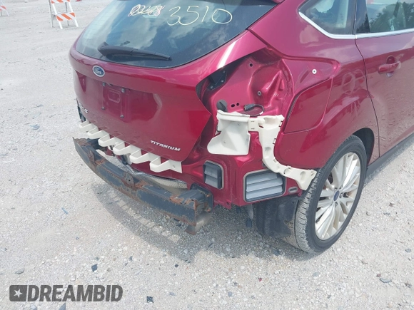 2017 Ford Focus Titanium with VIN 1FADP3N24HL294690, listed as a IAAI auction lot 39893510 with 123,089 mi miles and . Bid and sale history available at DreamBid. Image 15.