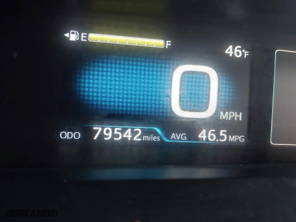 2019 Toyota Prius L Eco with VIN JTDKARFU3K3081100, listed as a IAAI auction lot 38896610 with 79,542 mi miles. Bid and sale history available at carsss.com. Image 15.