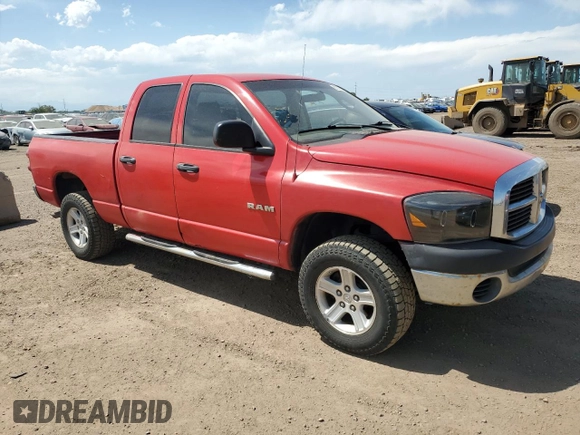 2008 Dodge 1500 SLT z VIN 1D7HU18N88S606861, wystawiony jako Copart lot #61357645 z przebiegiem 181 896 mil mil oraz Czysty tytuł • Clean title. Historia ofert i sprzedaży dostępna na DreamBid. Obrazek 4.
