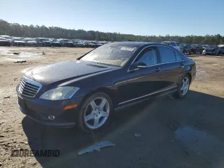 2008 Mercedes-Benz S-Class 5.5L V8 with VIN WDDNG86X48A236554, listed as a Copart auction lot 47063875 with 126,402 mi miles and Salvage Title. Bid and sale history available at carsss.com. Image 1.