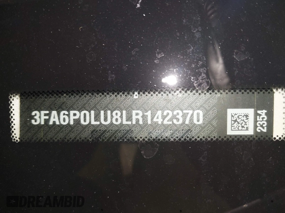 2020 Ford Fusion SE z VIN 3FA6P0LU8LR142370, wystawiony jako IAAI lot #42457342 z przebiegiem 53 808 mil mil oraz . Historia ofert i sprzedaży dostępna na DreamBid. Obrazek 17.