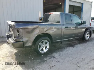2018 Ram 1500 Express with VIN 1C6RR7FT5JS189393, listed as a Copart auction lot 54174525 with 257,317 mi miles and Salvage title. Bid and sale history available at DreamBid. Image 3.