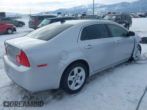 2012 Chevrolet Malibu 1LS with VIN 1G1ZB5E04CF298036, listed as a IAAI auction lot 41537790 with 127,632 mi miles and . Bid and sale history available at DreamBid. Image 4.