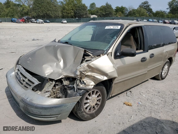 2000 Ford Windstar Wagon LX with VIN 2FMZA5144YBC10593, listed as a Copart auction lot 71184224 with NaN miles and Salvage Title. Bid and sale history available at carsss.com. Image 1.