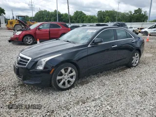 2014 Cadillac ATS Luxury AWD with VIN 1G6AH5RX2E0181350, listed as a Copart auction lot 61637405 with 110,595 mi miles and Salvage title. Bid and sale history available at DreamBid. Image 1.