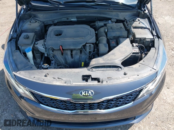 2019 Kia Optima LX with VIN 5XXGT4L34KG317817, listed as a IAAI auction lot 41958347 with 50,504 mi miles. Bid and sale history available at carsss.com. Image 10.