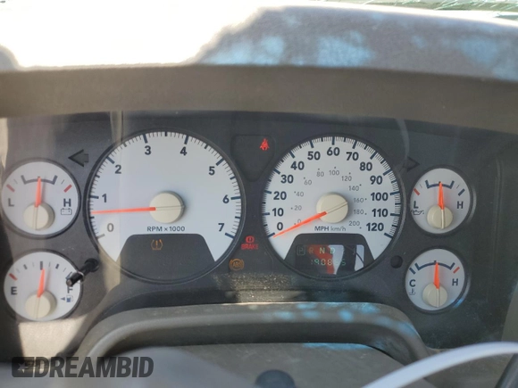 2008 Dodge 1500 SLT with VIN 1D7HU182X8J231213, listed as a Copart auction lot 52892085 with 190,865 mi miles and Salvage Title. Bid and sale history available at DreamBid. Image 9.