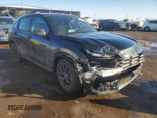 2024 Honda HR-V Sport with VIN 3CZRZ2H57RM751996, listed as a Copart auction lot 46361045 with 11,812 mi miles and Salvage Title. Bid and sale history available at DreamBid. Image 4.