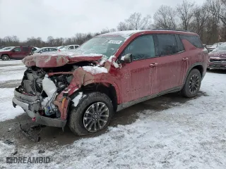 2024 Chevrolet Traverse AWD Z71 with VIN 1GNEVJKSXRJ198242, listed as a Copart auction lot 46352375 with 5,559 mi miles and Salvage Title. Bid and sale history available at carsss.com. Image 1.