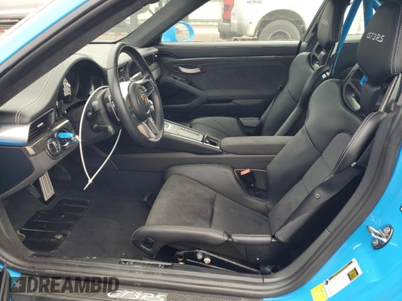 2016 Porsche 911 GT3 RS with VIN WP0AF2A98GS192732, listed as a Copart auction lot 74796104 with 0 mi miles and Salvage Title. Bid and sale history available at carsss.com. Image 7.