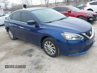 2019 Nissan Sentra SV z VIN 3N1AB7AP2KL605648, wystawiony jako IAAI lot #41815663 z przebiegiem 135 992 mil mil oraz . Historia ofert i sprzedaży dostępna na DreamBid. Obrazek 1.