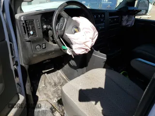 2021 Chevrolet Express Cargo with VIN 1GCWGAFP3M1233886, listed as a Copart auction lot 43017505 with Not provided miles and Salvage title. Bid and sale history available at DreamBid. Image 8.