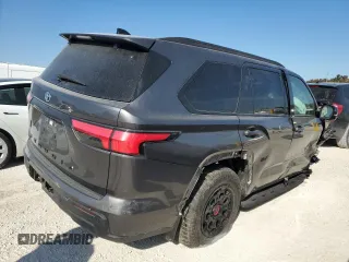 2023 Toyota Sequoia SR5 with VIN 7SVAAABA3PX018996, listed as a Copart auction lot 75094134 with 13,285 mi miles and Salvage Title. Bid and sale history available at carsss.com. Image 3.