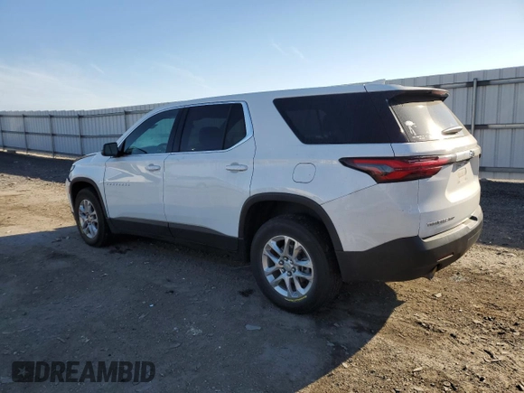 2022 Chevrolet Traverse LS with VIN 1GNEVFKW2NJ154441, listed as a Copart auction lot 78128824 with 37,215 mi miles and Salvage Title. Bid and sale history available at carsss.com. Image 2.