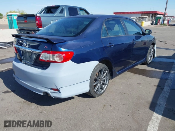 2013 Toyota Corolla L with VIN 5YFBU4EE8DP100982, listed as a IAAI auction lot 42139527 with 220,295 mi miles and . Bid and sale history available at DreamBid. Image 4.