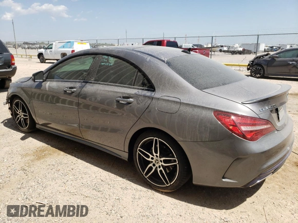 2018 Mercedes-Benz CLA 250 with VIN WDDSJ4EB9JN649071, listed as a Copart auction lot 62972653 with 62,954 mi miles and . Bid and sale history available at DreamBid. Image 2.