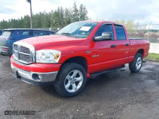2008 Dodge Ram 1500 SLT with VIN 1D7HU18298S544909, listed as a IAAI auction lot 41981421 with 189,160 mi miles. Bid and sale history available at carsss.com. Image 2.