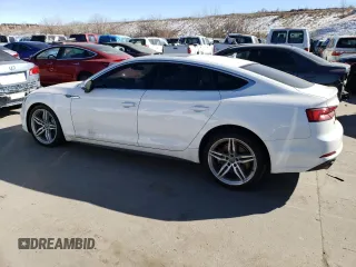 2018 Audi A5 Sportback Premium Plus with VIN WAUENCF53JA018058, listed as a Copart auction lot 38956113 with 42,339 mi miles. Bid and sale history available at carsss.com. Image 2.
