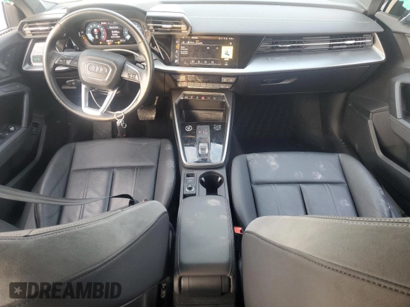 2022 Audi A3 Premium Plus with VIN WAUHUDGY0NA020919, listed as a Copart auction lot 78443844 with 38,825 mi miles and Salvage Title. Bid and sale history available at carsss.com. Image 8.